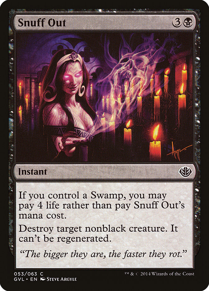 Snuff Out (Garruk vs. Liliana) [Duel Decks Anthology] | Boutique FDB TCG