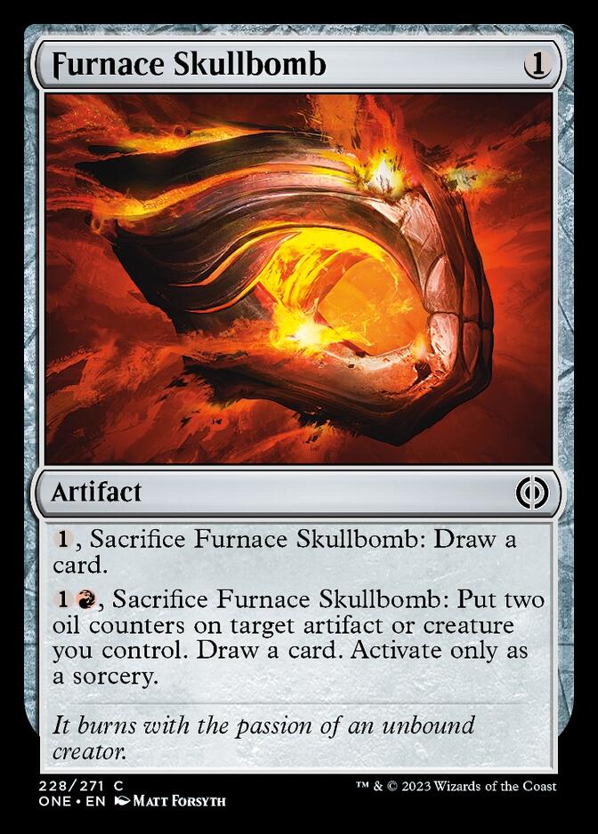 Furnace Skullbomb [Phyrexia: All Will Be One] | Boutique FDB TCG