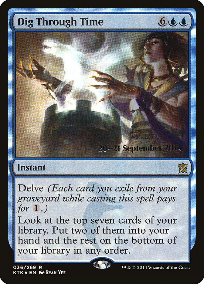 Dig Through Time [Khans of Tarkir Prerelease Promos] | Boutique FDB TCG