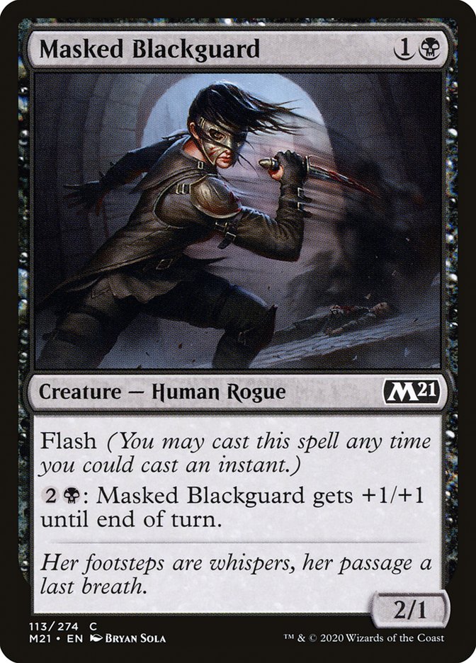 Masked Blackguard [Core Set 2021] | Boutique FDB TCG