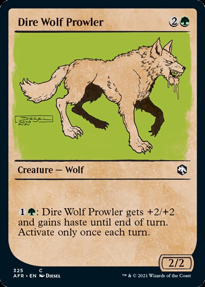 Dire Wolf Prowler (Showcase) [Dungeons & Dragons: Adventures in the Forgotten Realms] | Boutique FDB TCG