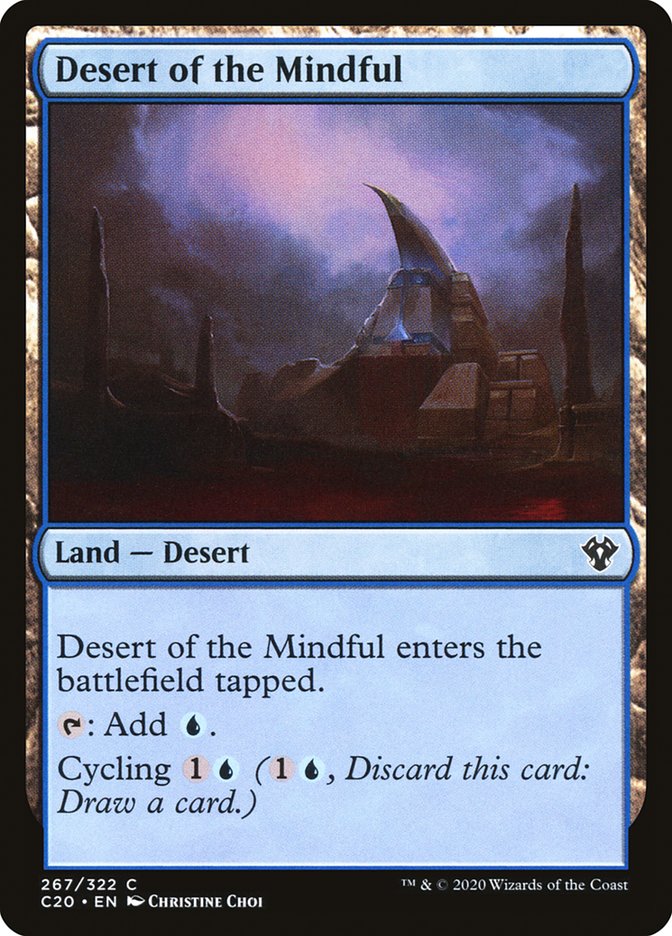 Desert of the Mindful [Commander 2020] | Boutique FDB TCG