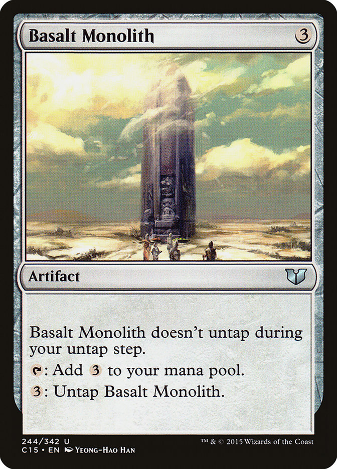 Basalt Monolith [Commander 2015] | Boutique FDB TCG