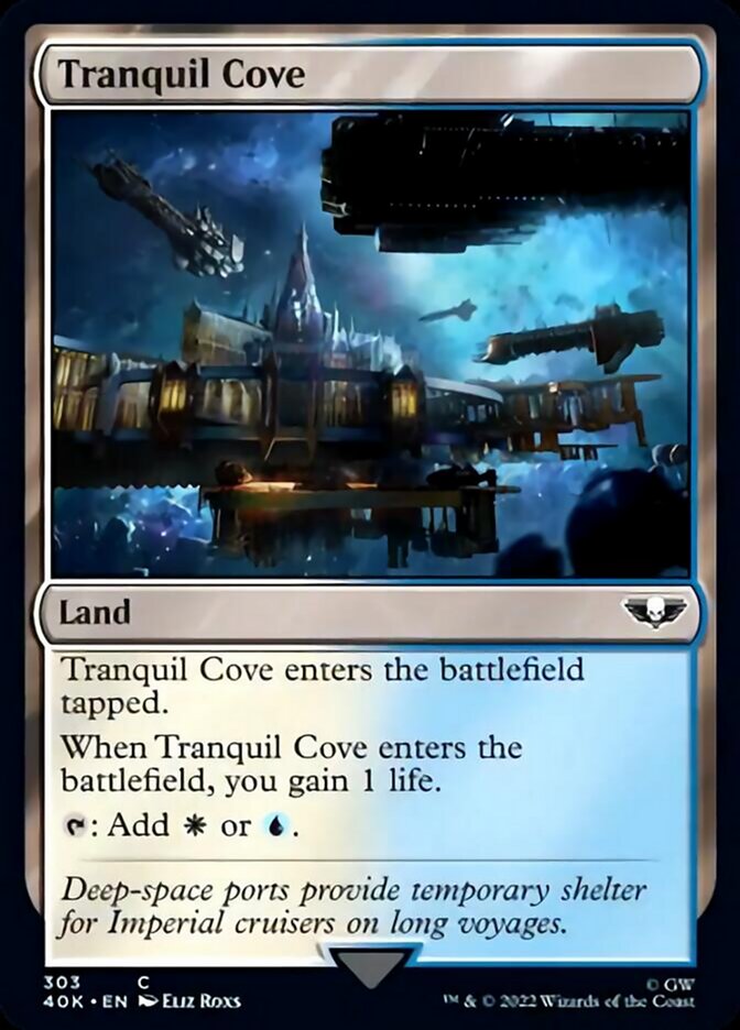 Tranquil Cove (Surge Foil) [Warhammer 40,000] | Boutique FDB TCG