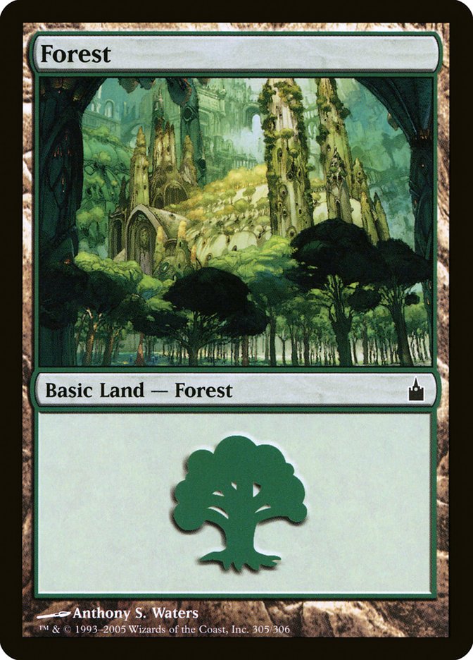 Forest (305) [Ravnica: City of Guilds] | Boutique FDB TCG