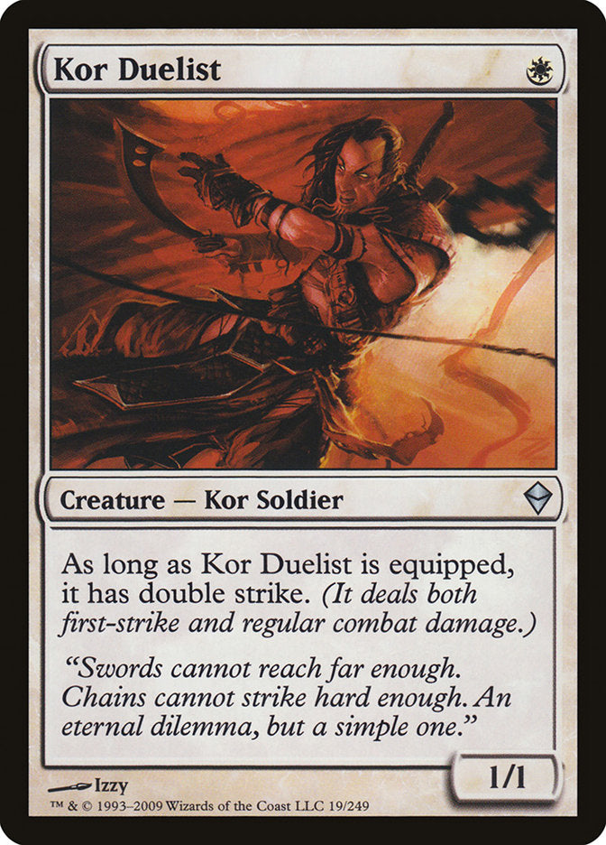 Kor Duelist [Zendikar] | Boutique FDB TCG