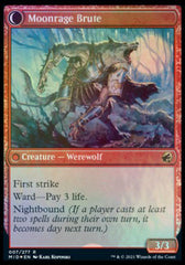 Brutal Cathar // Moonrage Brute [Innistrad: Midnight Hunt Prerelease Promos] | Boutique FDB TCG