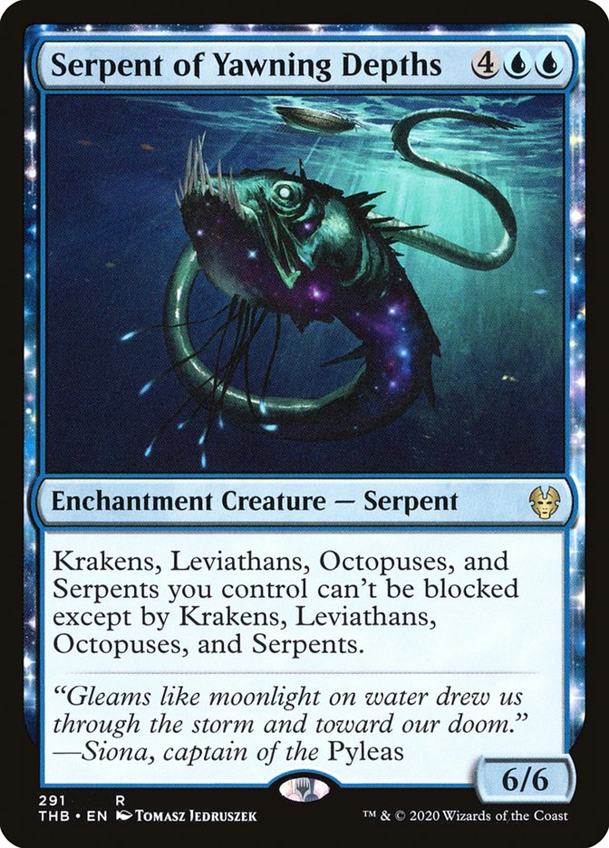 Serpent of Yawning Depths [Theros Beyond Death] | Boutique FDB TCG