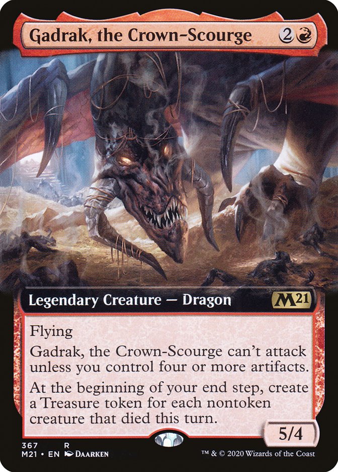 Gadrak, the Crown-Scourge (Extended Art) [Core Set 2021] | Boutique FDB TCG