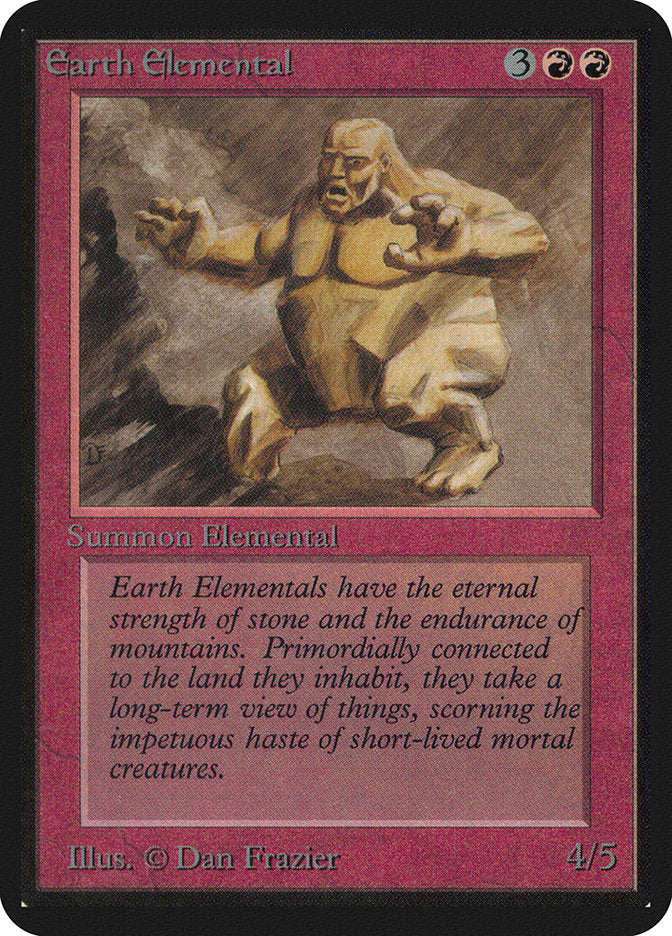 Earth Elemental [Alpha Edition] | Boutique FDB TCG