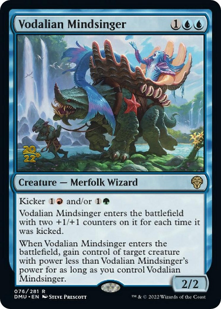 Vodalian Mindsinger [Dominaria United Prerelease Promos] | Boutique FDB TCG