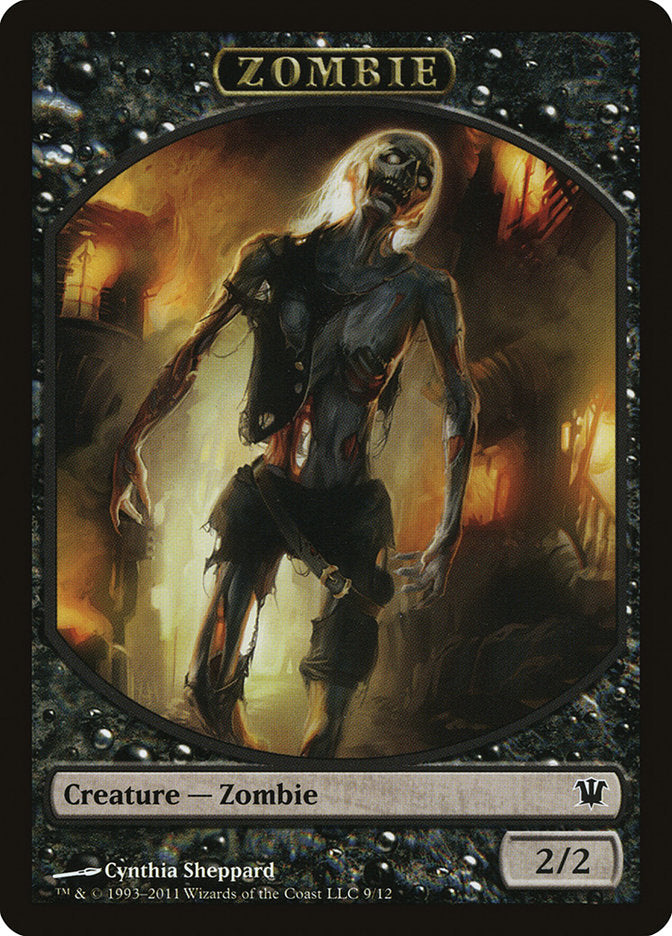 Zombie Token (9/12) [Innistrad Tokens] | Boutique FDB TCG