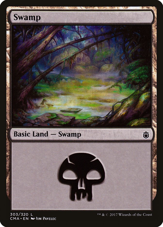 Swamp (303) [Commander Anthology] | Boutique FDB TCG