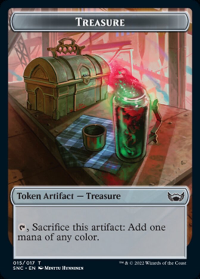 Treasure Token (015) [Streets of New Capenna Tokens] | Boutique FDB TCG