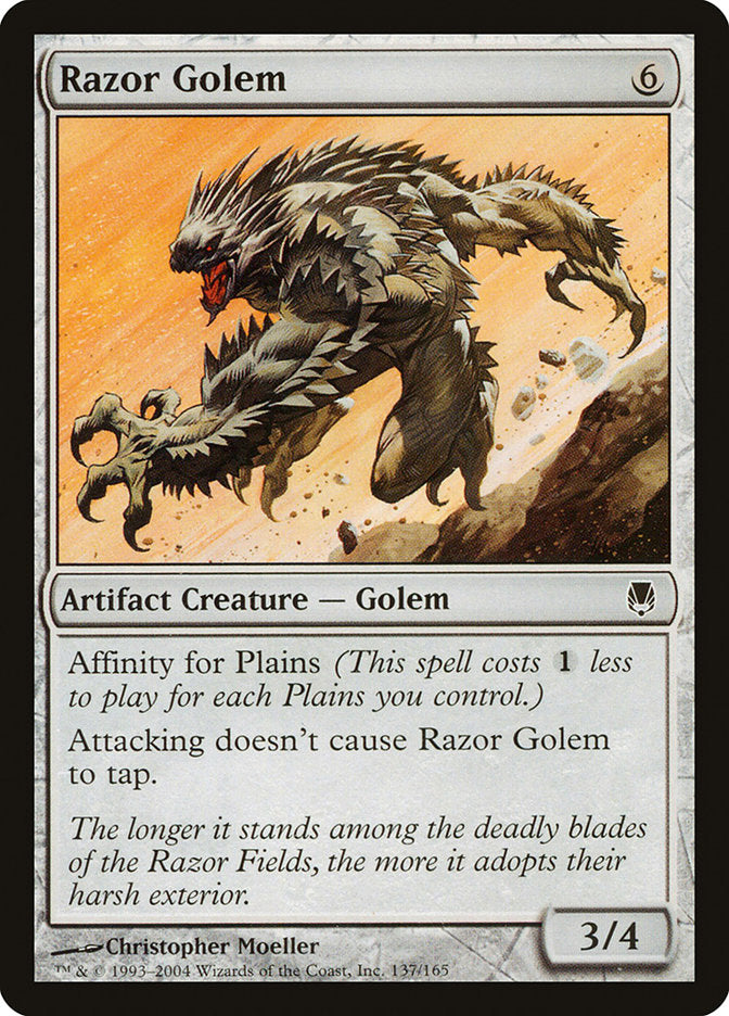 Razor Golem [Darksteel] | Boutique FDB TCG