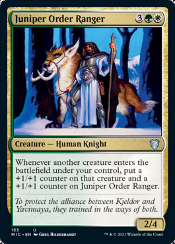 Juniper Order Ranger [Innistrad: Midnight Hunt Commander] | Boutique FDB TCG