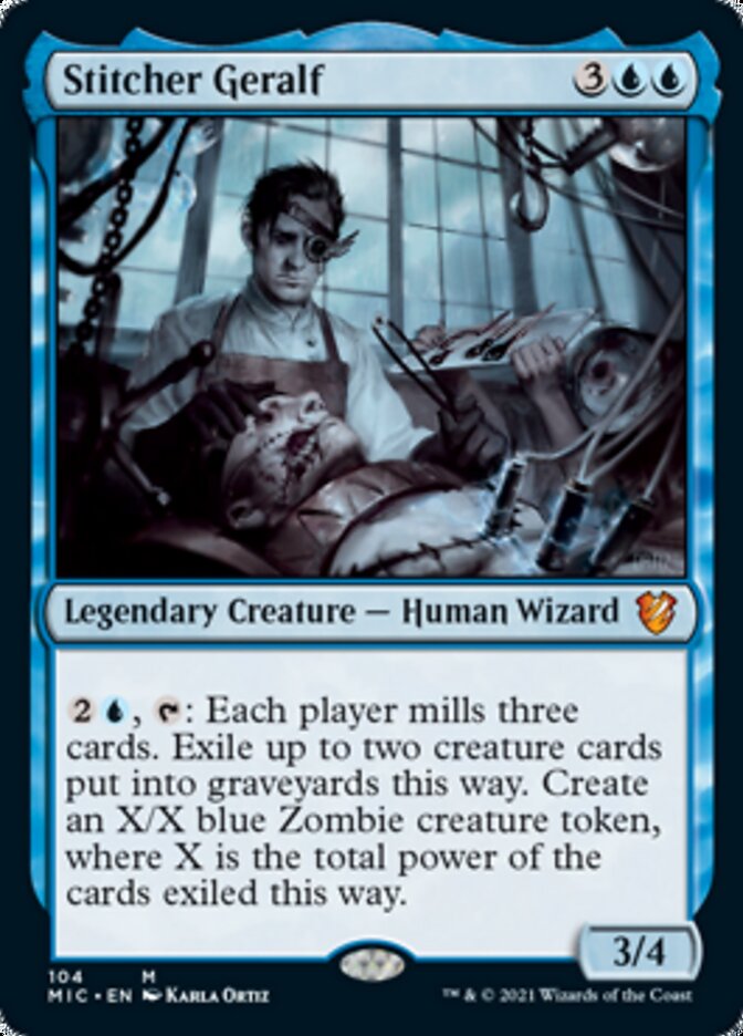 Stitcher Geralf [Innistrad: Midnight Hunt Commander] | Boutique FDB TCG