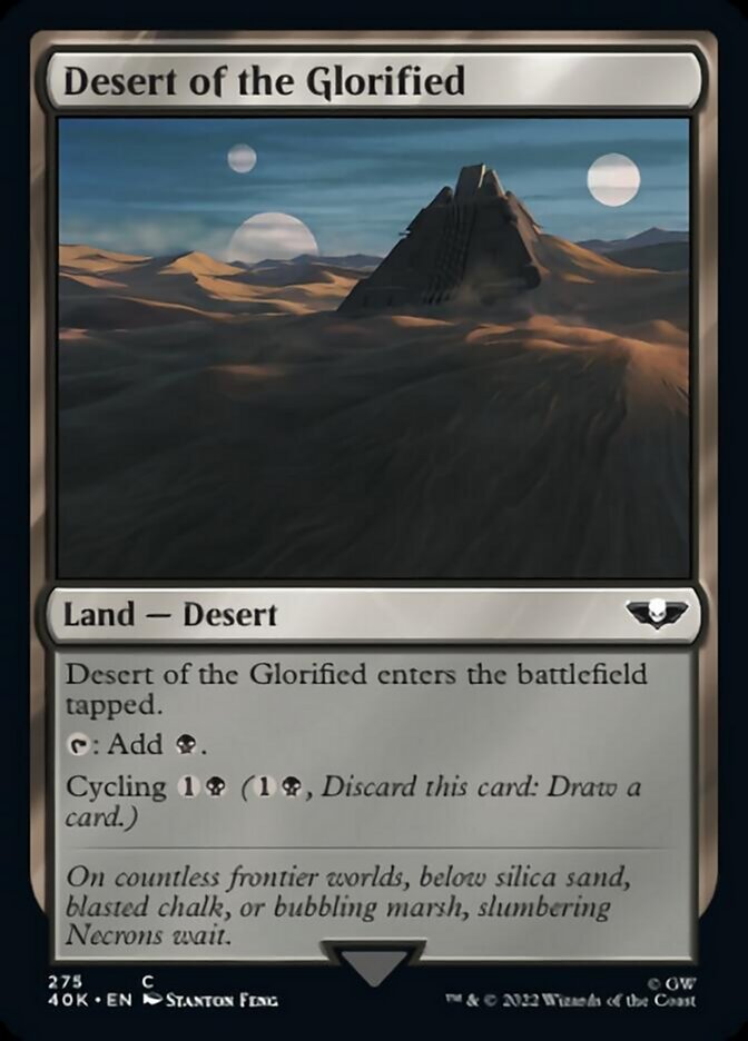 Desert of the Glorified (Surge Foil) [Warhammer 40,000] | Boutique FDB TCG