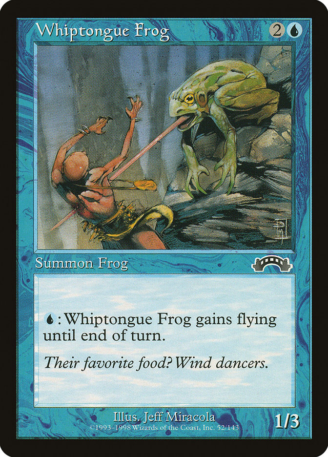 Whiptongue Frog [Exodus] | Boutique FDB TCG