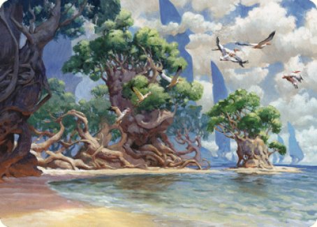 Yavimaya Coast Art Card [Dominaria United Art Series] | Boutique FDB TCG