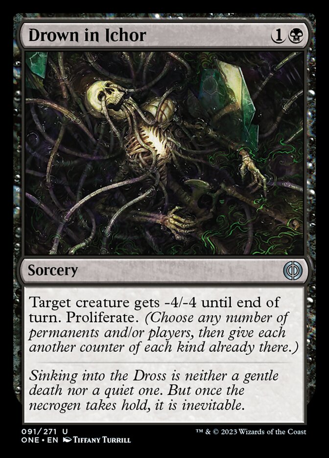 Drown in Ichor [Phyrexia: All Will Be One] | Boutique FDB TCG