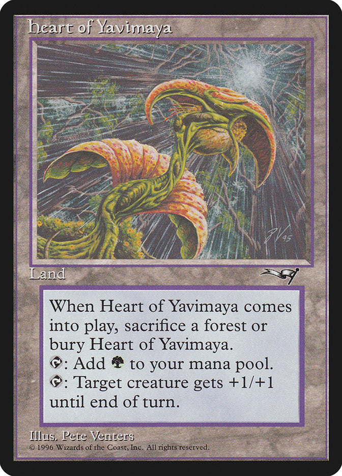 Heart of Yavimaya [Alliances] | Boutique FDB TCG