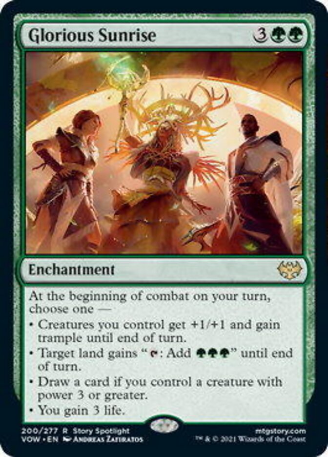 Glorious Sunrise [Innistrad: Crimson Vow] | Boutique FDB TCG