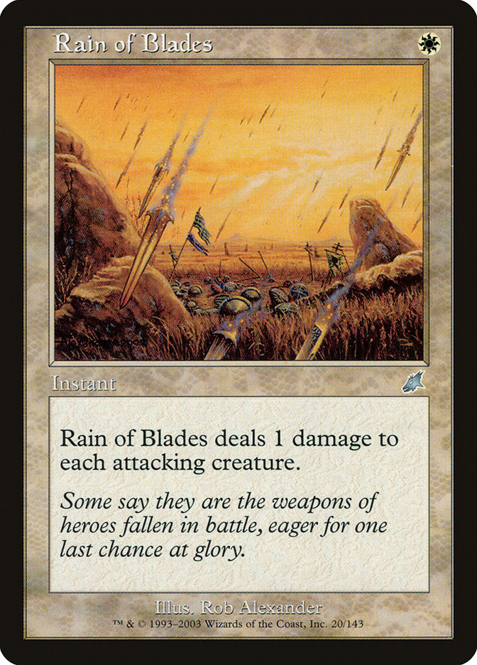 Rain of Blades [Scourge] | Boutique FDB TCG