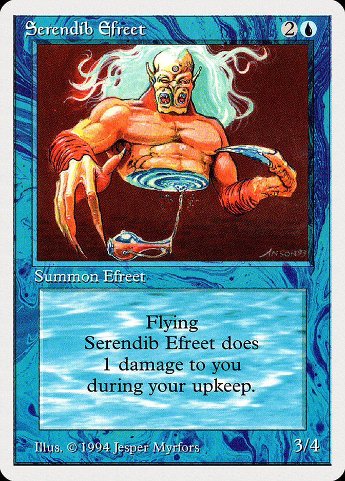 Serendib Efreet [Summer Magic / Edgar] | Boutique FDB TCG