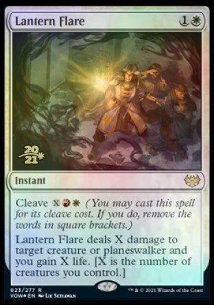 Lantern Flare [Innistrad: Crimson Vow Prerelease Promos] | Boutique FDB TCG