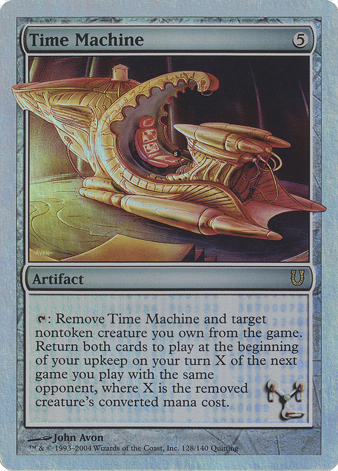 Time Machine (Alternate Foil) [Unhinged] | Boutique FDB TCG