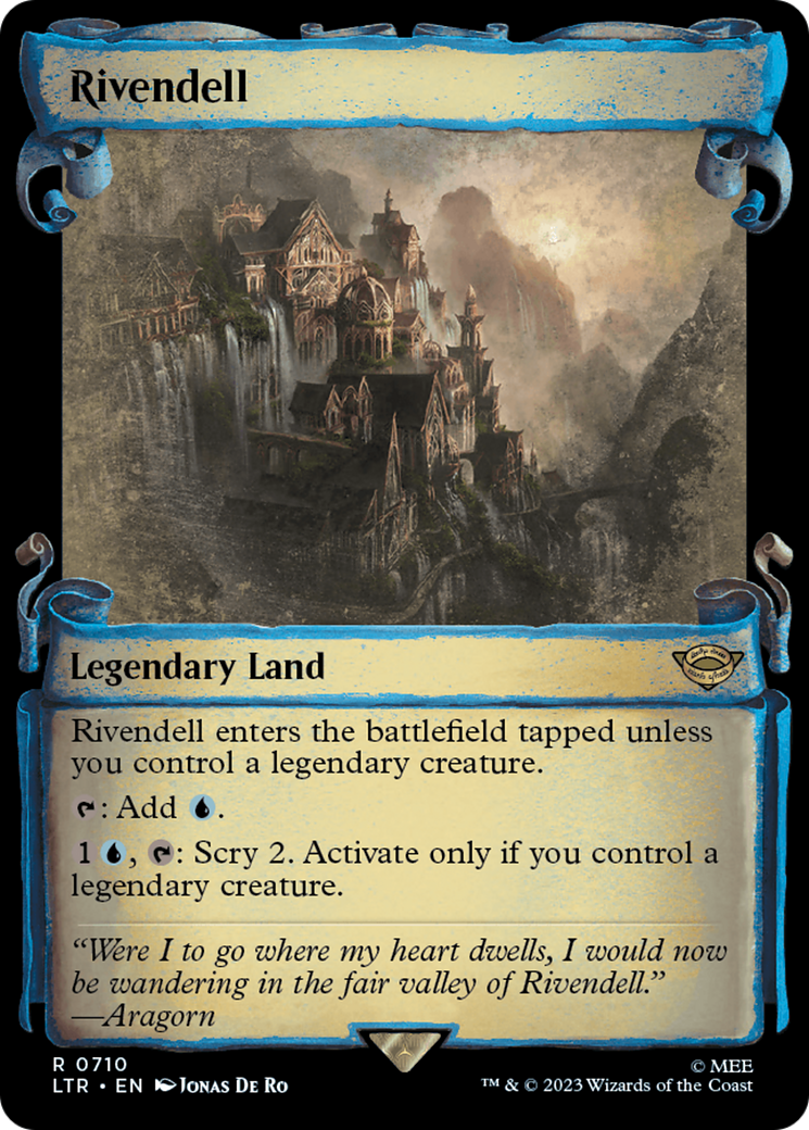 Rivendell [The Lord of the Rings: Tales of Middle-Earth Showcase Scrolls] | Boutique FDB TCG