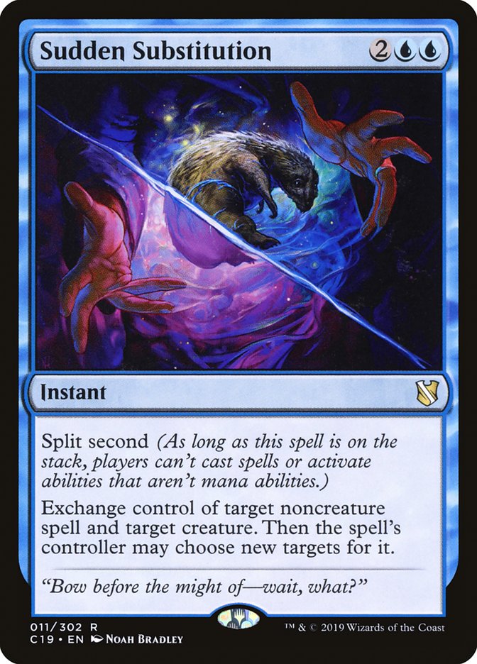 Sudden Substitution [Commander 2019] | Boutique FDB TCG