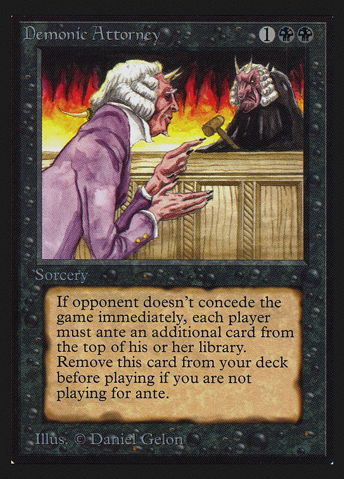 Demonic Attorney [Collectors' Edition] | Boutique FDB TCG