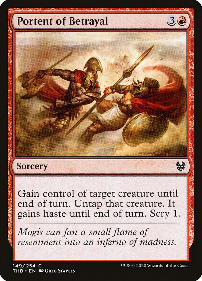 Portent of Betrayal [Theros Beyond Death] | Boutique FDB TCG