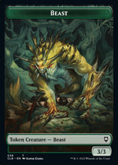 Satyr // Beast Double-Sided Token [Commander Legends: Battle for Baldur's Gate Tokens] | Boutique FDB TCG