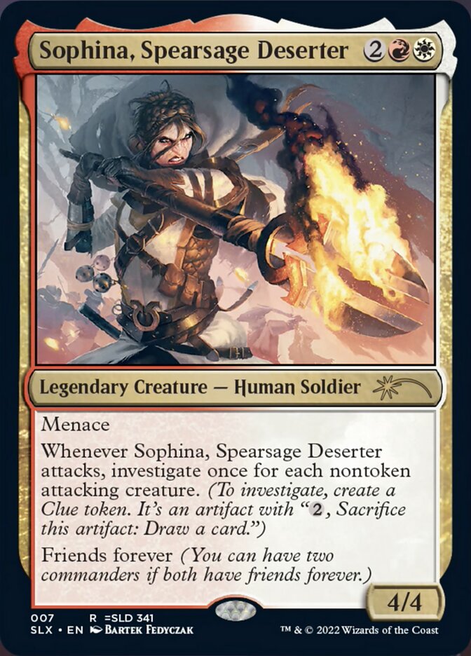 Sophina, Spearsage Deserter [Secret Lair: Universes Within] | Boutique FDB TCG