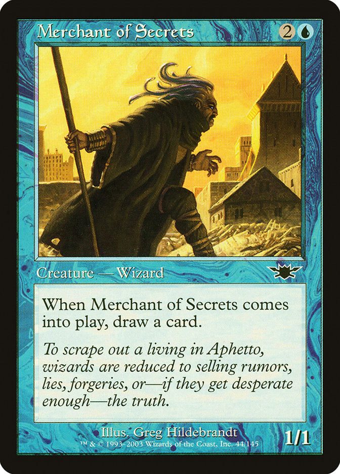 Merchant of Secrets [Legions] | Boutique FDB TCG