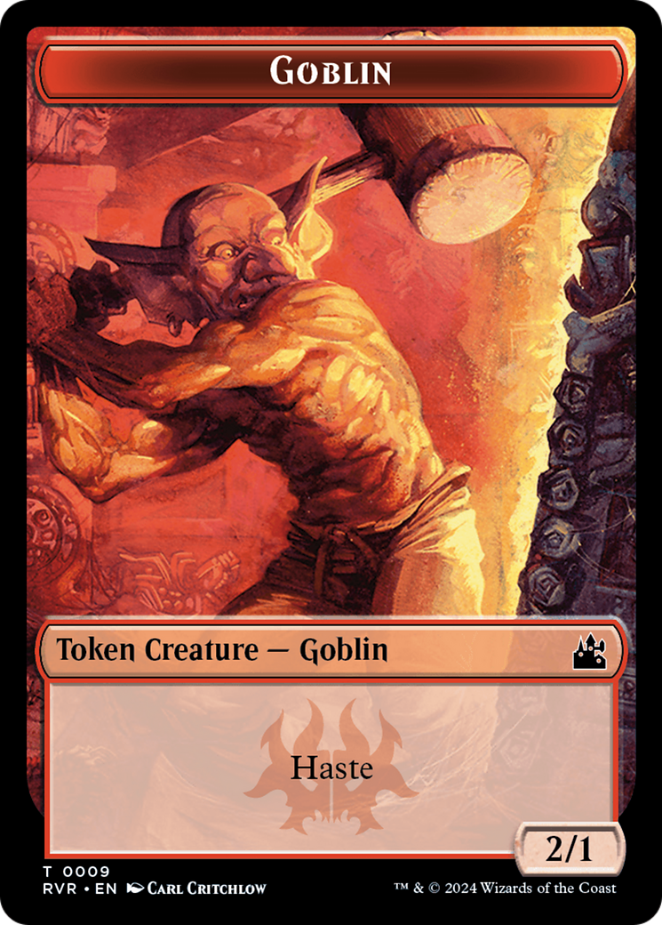 Goblin Token (0009) [Ravnica Remastered Tokens] | Boutique FDB TCG