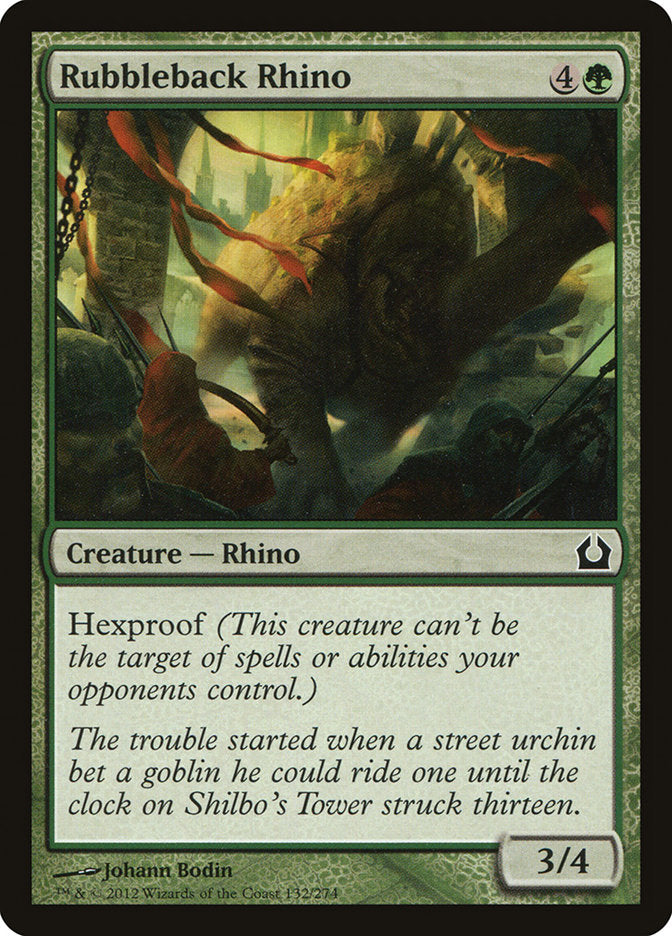 Rubbleback Rhino [Return to Ravnica] | Boutique FDB TCG