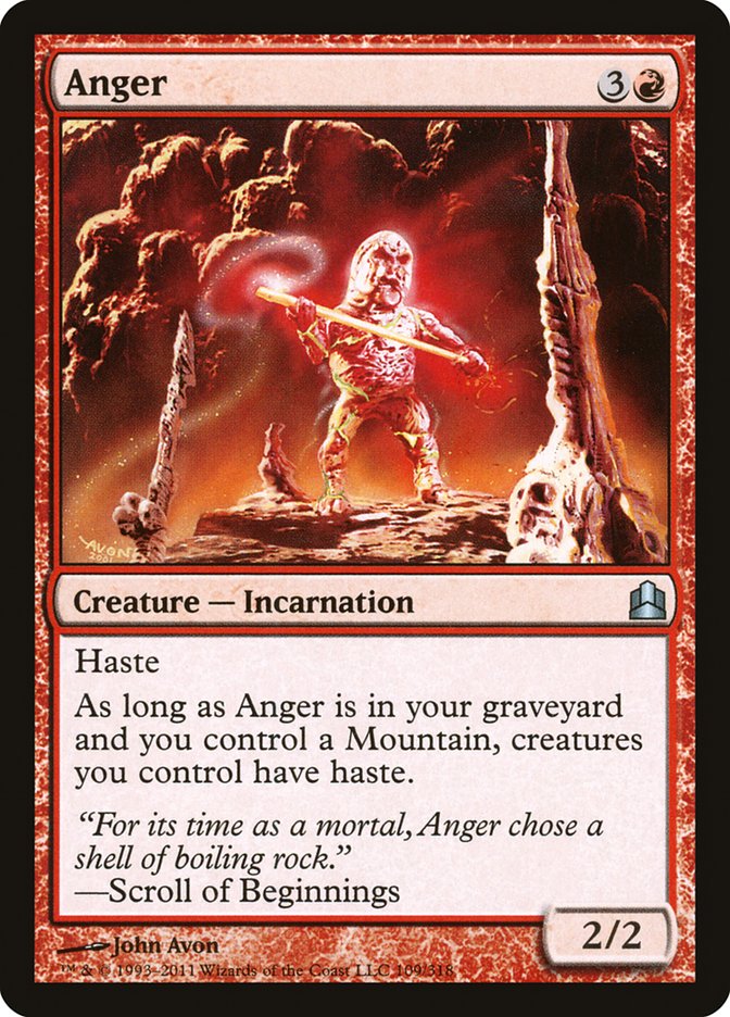 Anger [Commander 2011] | Boutique FDB TCG