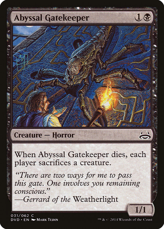 Abyssal Gatekeeper (Divine vs. Demonic) [Duel Decks Anthology] | Boutique FDB TCG