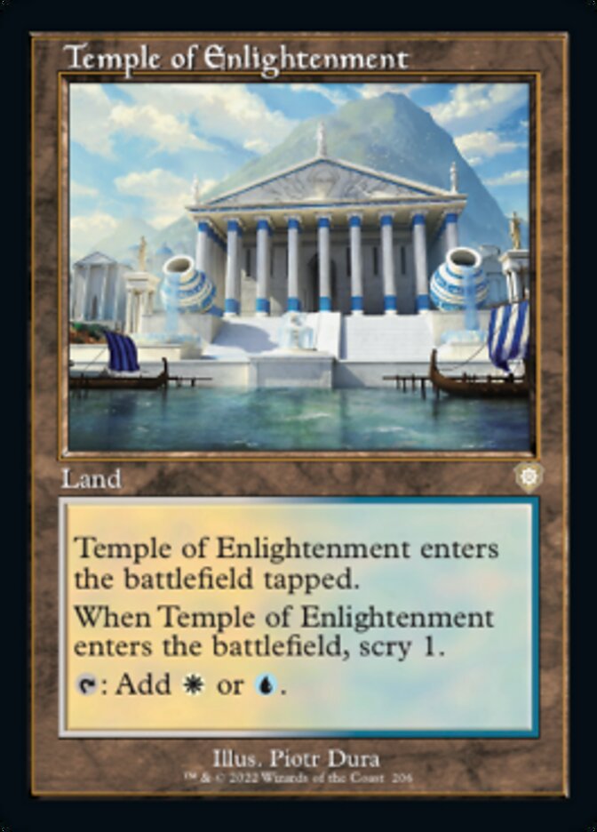 Temple of Enlightenment (Retro) [The Brothers' War Commander] | Boutique FDB TCG