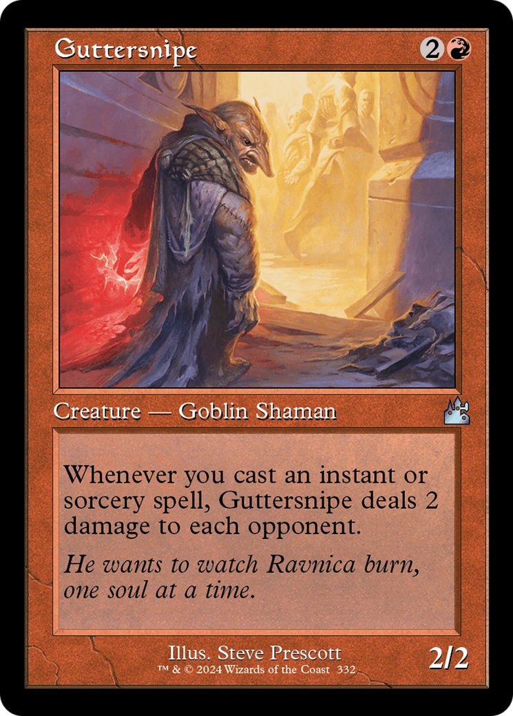 Guttersnipe (Retro Frame) [Ravnica Remastered] | Boutique FDB TCG