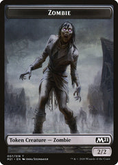 Treasure // Zombie Double-Sided Token [Core Set 2021 Tokens] | Boutique FDB TCG