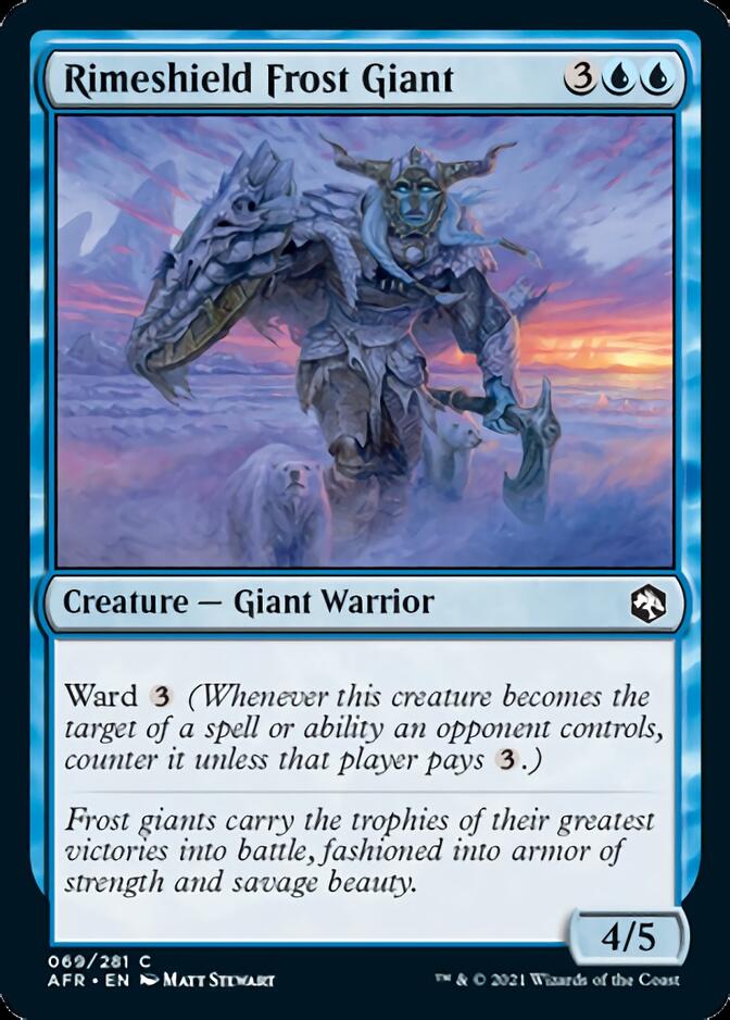Rimeshield Frost Giant [Dungeons & Dragons: Adventures in the Forgotten Realms] | Boutique FDB TCG
