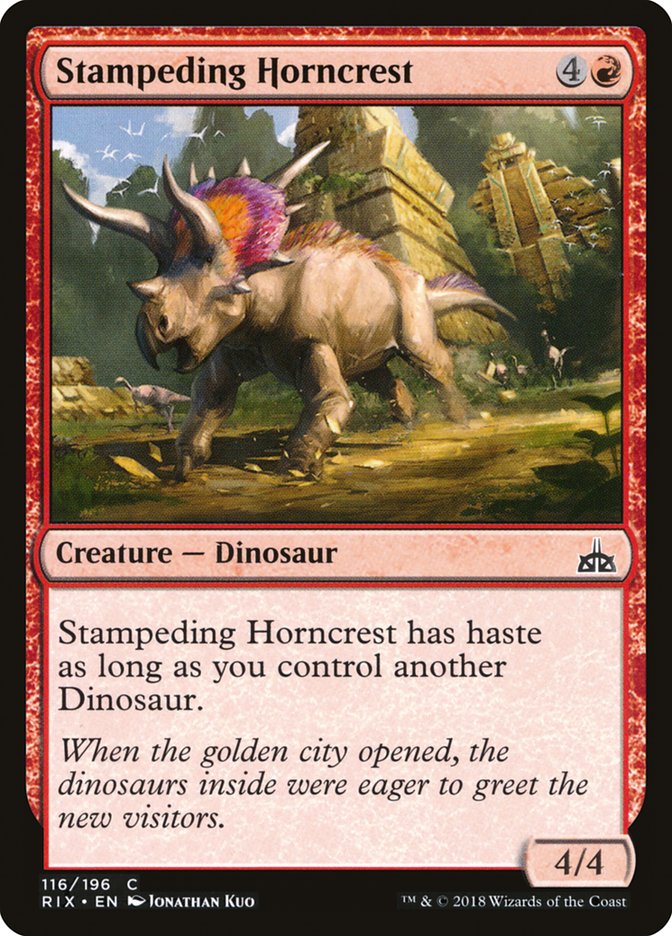 Stampeding Horncrest [Rivals of Ixalan] | Boutique FDB TCG