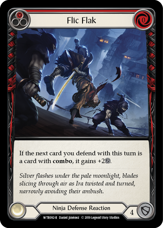 Flic Flak (Red) [WTR092-R] (Welcome to Rathe)  Alpha Print Normal | Boutique FDB TCG