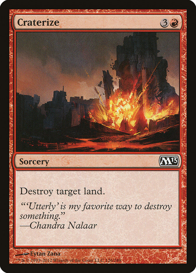 Craterize [Magic 2013] | Boutique FDB TCG