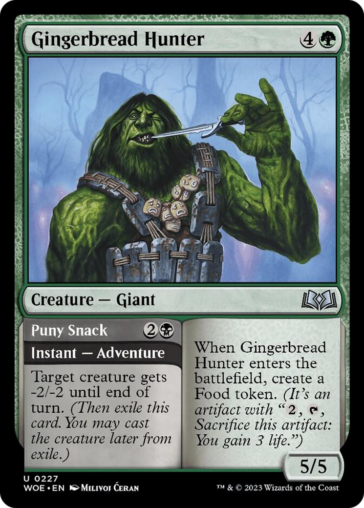 Gingerbread Hunter // Puny Snack [Wilds of Eldraine] | Boutique FDB TCG